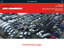 Tablet Screenshot of carsandcommercials.co.nz